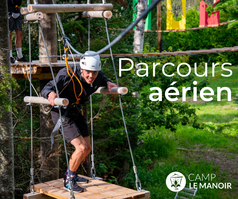 Parcours aérien du Camp le Manoir